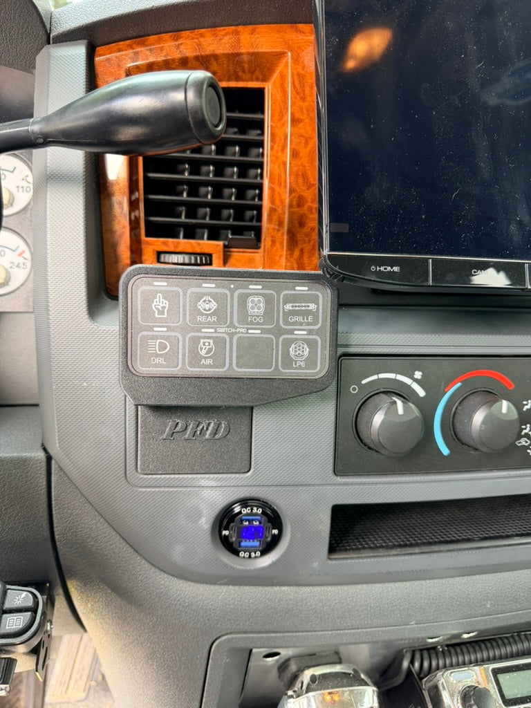 2006–2008 Dodge Ram Switch-Pros SP-9100 Center Dash Mount