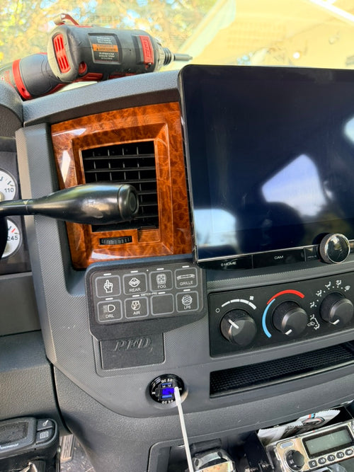 2006–2008 Dodge Ram Switch-Pros SP-9100 Center Dash Mount